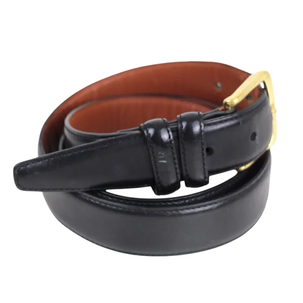 Haggar BLACK GENUINE LEATHER 1 1/8
